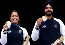 வெண்கலப்பதக்கம் வென்ற வீரர் வீராங்கனைக்கு இந்திய துணை குடியரசுத்தலைவர் வாழ்த்து.!