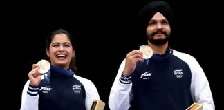 வெண்கலப்பதக்கம் வென்ற வீரர் வீராங்கனைக்கு இந்திய துணை குடியரசுத்தலைவர் வாழ்த்து.!